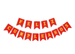 Banderin Guirnalda Feliz Cumpleaños En Casa Cotillon - comprar online