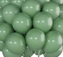 50 Globos Verde Oliva 12 Pulgadas - comprar online