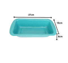 Budinera Antiadherente Molde Budin Pan Horno Rosa Celeste - comprar online