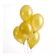 50 Globos Perlados Dorados 10 Pulgadas - comprar online