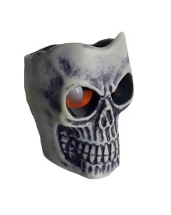 Vela Led Luminosa Calavera Halloween Craneo - comprar online