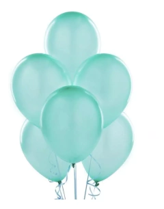 50 Globos Perlados Agua Marina Aqua 12 Pulgadas Fiesta Deco - comprar online