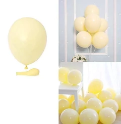 10 Globos Amarillo Pastel 12 Pulgadas - comprar online