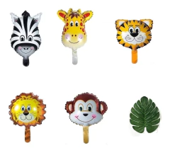 Combo Kit Cumpleaños Globos Animalitos Selva Decoración - comprar online