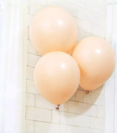50 Globos Salmon Naranja Pastel 10 Pulgadas - comprar online