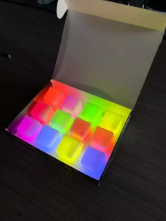 12 Hielos Luces Led Cubitos Cubos Luminosos Para Fiestas - comprar online