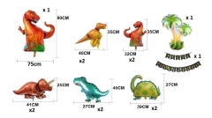 Set Feliz Cumple Globos Dinosaurios T Rex Gigante DINO7450 - comprar online