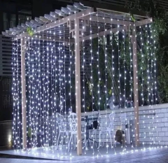 Cortinas Luminosas Led Luz Fria o Calida Lluvia Navidad 3x2mts en internet