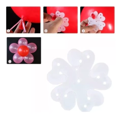 Flor Plastica Clip Para Armado Flores De Globos - comprar online