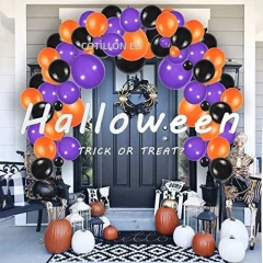 Arco Globos Halloween Globos Violeta Negro Naranja en internet
