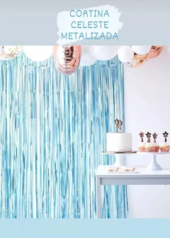 Cortina Metalizada Decoración Guirnalda Fotos Deco en internet