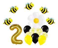 Combo Globos Abejitas Abeja Flor Margarita Primavera - comprar online