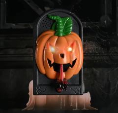 Halloween Timbre Embrujado Habla Luz Sonido Movimiento - Cotillon Eli