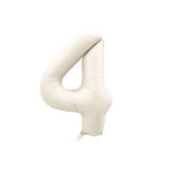 Globo Numero Natural Beige Crema 80cm - tienda online