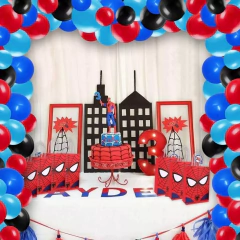 Arco Organico Globos Spiderman Hombre Araña Superheroes en internet
