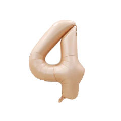 Globo Numero Caramelo Camel 80cm - tienda online