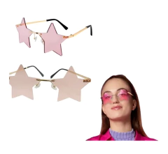 Anteojo Estrellas Rosa Premium Estrella Rock en internet