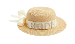 Sombrero Capelina Bride Novia Despedida de Soltera Campestre en internet