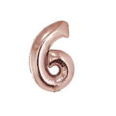 Globo Numero Rosa Gold 80cm en internet