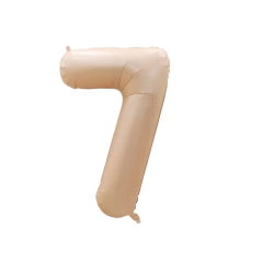 Globo Numero Caramelo Camel 80cm - comprar online