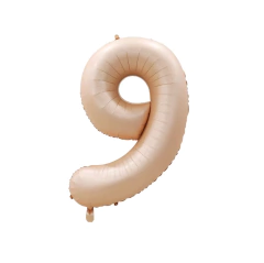 Globo Numero Caramelo Camel 80cm - Cotillon Eli
