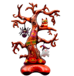 Globo Arbol Araña Calabaza Fantasma 3d 4d Gigante Halloween en internet