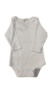 Body Manga Longa (Branco / RN - 0 a 3 meses)