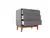 Cômoda Bo - 3 gavetas (cores) (Fendi/pés jequitibá) - comprar online