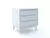 Cômoda Bo - 3 gavetas (cores) (Branco/pés brancos)