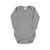 Body Manga Longa (Cinza / RN - 0 a 3 meses)