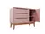 Cômoda Bo com porta (cores) (Rose/pés jequitibá) - comprar online