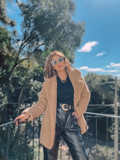 Casaco Teddy camel over