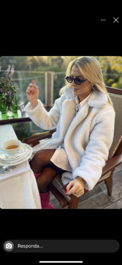 Casaco teddy off over - comprar online