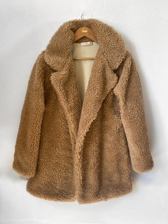 Casaco Teddy camel over na internet
