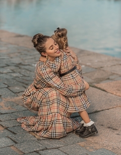 Kit Vestido Mãe e filha xadrez - comprar online
