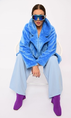 Casaco Over Azul - comprar online