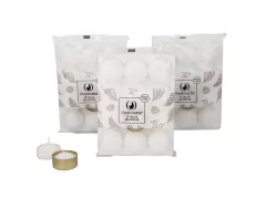Velas de noche blancas