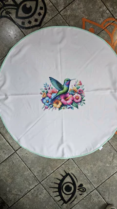 Alfombra para meditacion - chimenea  de las hadas