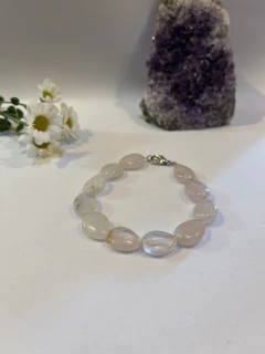 Pulsera Amor ( Cuarzo Rosa)