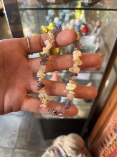 Pulsera de Escallas Amatista, Citrino, Nacar en internet