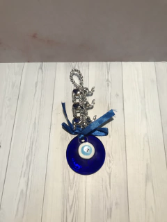 Colgante Ojo vidrio con elefantes T005 - comprar online