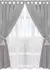 Cortina Ambiente Doble 4 Paños Tela Tropical Gris Claro - comprar online