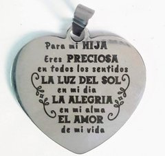 Medalla para mi hija eres preciosa