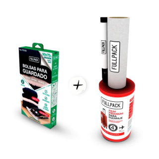 Kit Film Strech Premium Red Lady + Bolsa Grande Fullpack