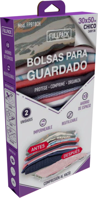 Bolsas para Guardado al Vacío - Chico (30x50)