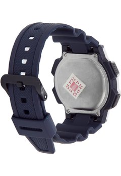 Relógio Casio Prata/azul-marinho - AMSTERDAM PRODUTOS