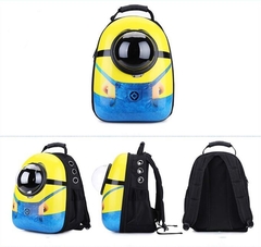 Mochila Para Transporte Pet Minion 1832 Gato Cachorro na internet