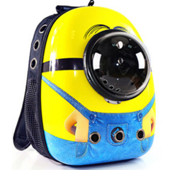 Mochila Para Transporte Pet Minion 1832 Gato Cachorro