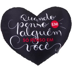 Almofada Shape Coração - Sintonia Perfeita- Uatt - AMSTERDAM PRODUTOS