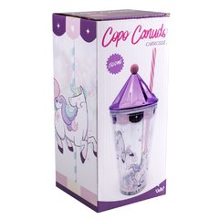 Copo Canudo Carrossel - Unicórnio- Uatt? - AMSTERDAM PRODUTOS